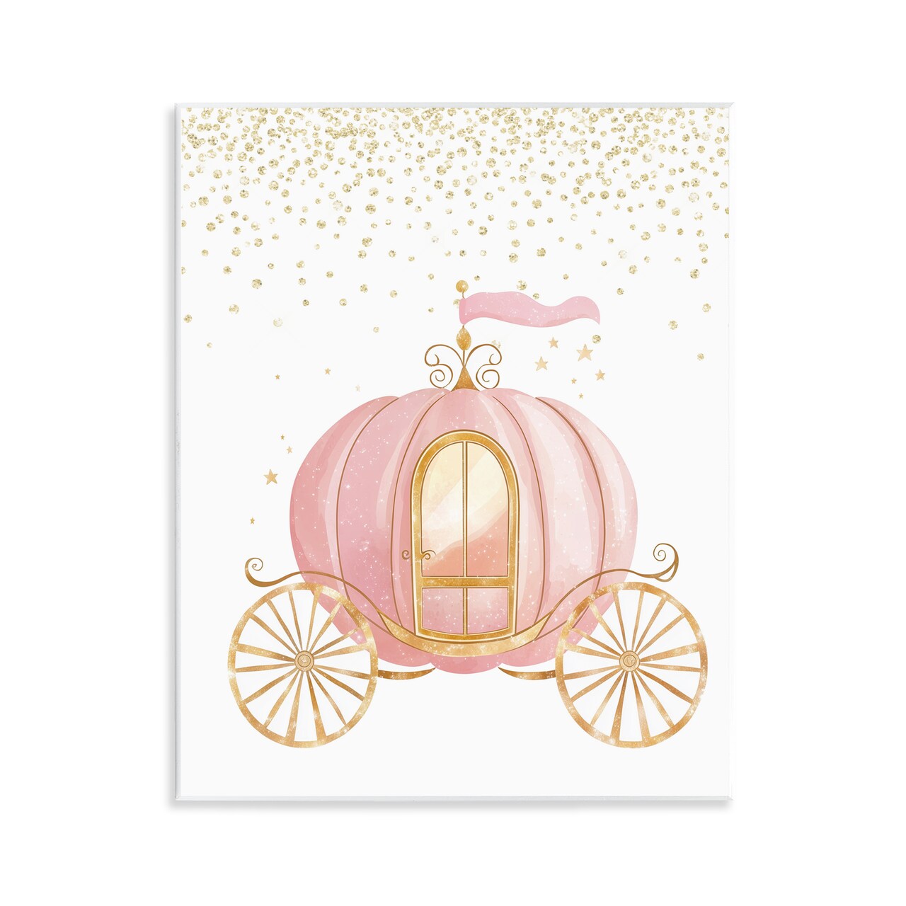 Stupell Industries Princess Dreams Carriage Wall Plaque, design by Christine Simpson Art